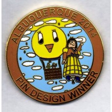 Albuquerque 2014 Pin Design Winner Snow White Gold